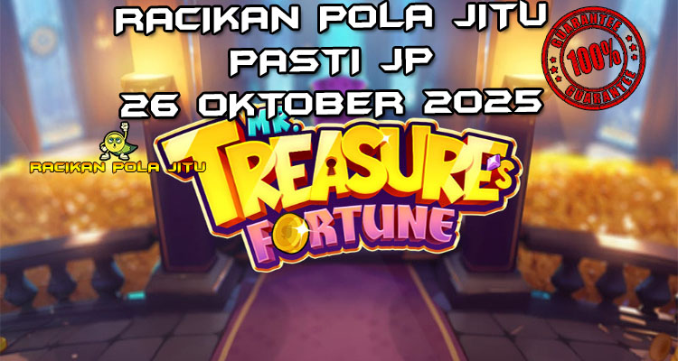 Pemburu harta Mr Treasure's Fortune untuk Racikan Pola Jitu Rajaslot Game Mr Treasure's Fortune 26 Oktober 2025.