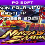 Duel ninja vs samurai untuk Racakan Pola Jitu Rajaslot Game Ninja vs Samurai 18 Oktober 2025.