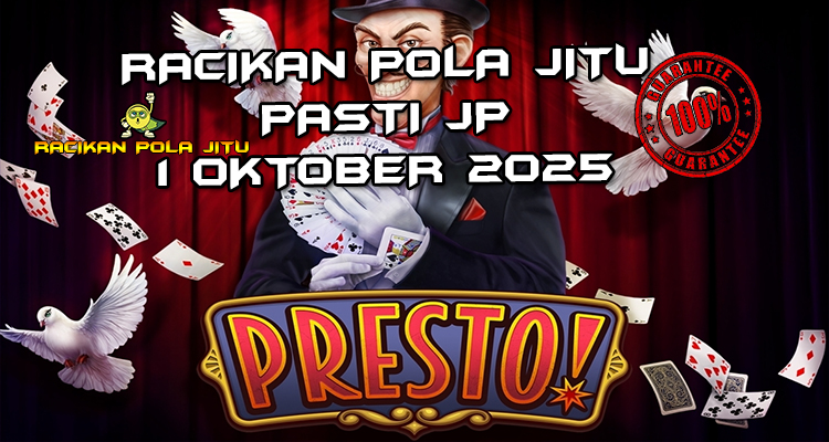 Panggung Presto! dengan Free Spins untuk Racikan Pola Jitu Rajaslot Game Presto! 1 Oktober 2025.