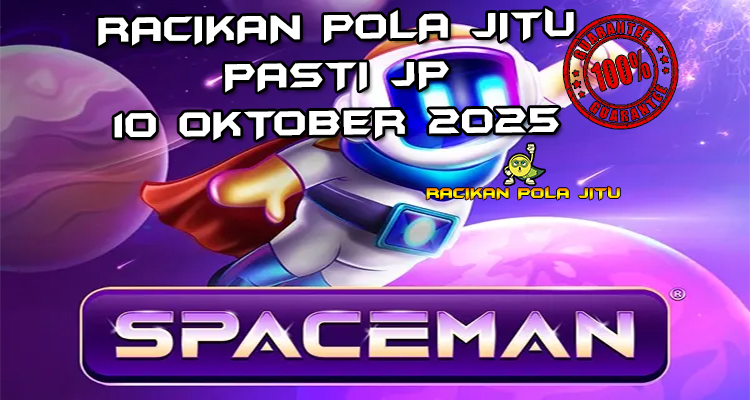 Astronot petualang Spaceman untuk Racikan Pola Jitu Rajaslot Game Spaceman 10 Oktober 2025.