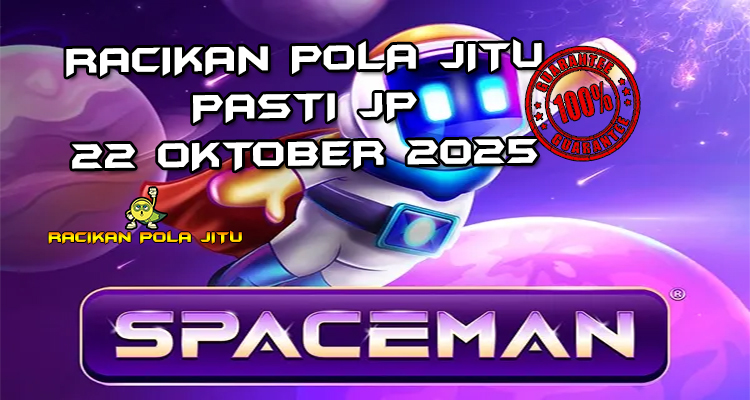 Roket antariksa Spaceman untuk Racakan Pola Jitu Rajaslot Game Spaceman 22 Oktober 2025.
