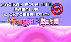 Dunia permen Sugar Rush dengan Free Spins untuk Racikan Pola Jitu Rajaslot Game Sugar Rush 5 Oktober 2025.