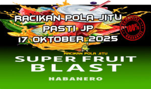 Ledakan buah Super Fruit Blast untuk Racikan Pola Jitu Rajaslot Game Super Fruit Blast 17 Oktober 2025.
