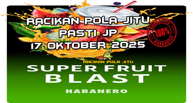 Ledakan buah Super Fruit Blast untuk Racikan Pola Jitu Rajaslot Game Super Fruit Blast 17 Oktober 2025.