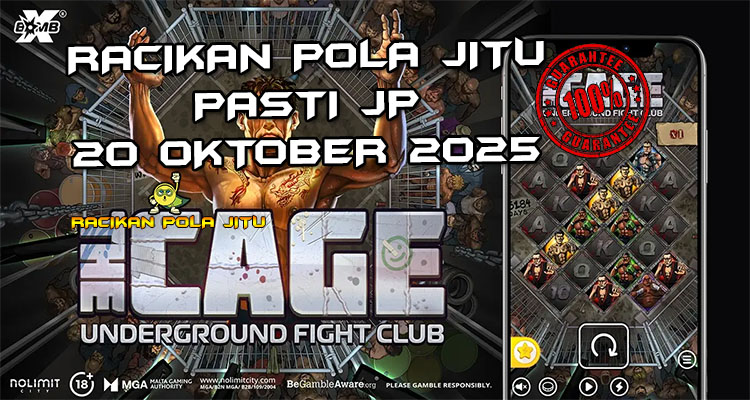 Ring MMA The Cage untuk Racikan Pola Jitu Rajaslot Game The Cage 20 Oktober 2025.