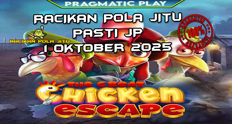 Peternakan The Great Chicken Escape dengan Free Spins untuk Racikan Pola Jitu Rajaslot Game The Great Chicken Escape 1 Oktober 2025.