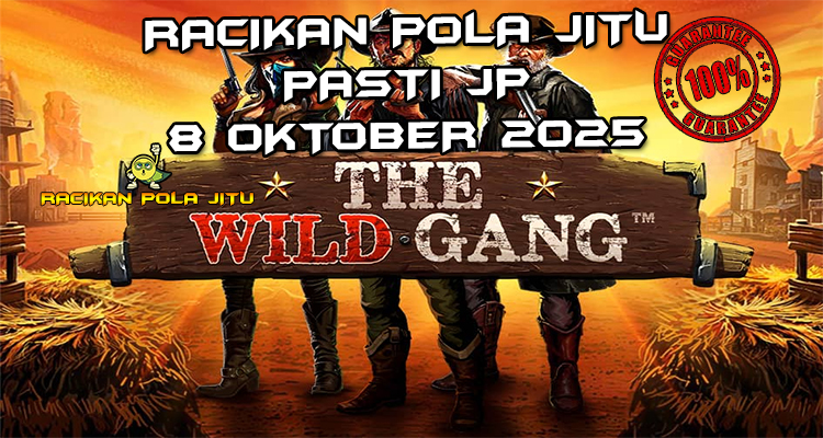 Koboi The Wild Gang di padang liar untuk Racikan Pola Jitu Rajaslot Game The Wild Gang 8 Oktober 2025.
