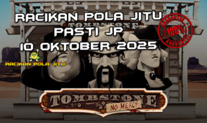 Duel koboi Tombstone: No Mercy untuk Racikan Pola Jitu Rajaslot Game Tombstone: No Mercy 10 Oktober 2025.
