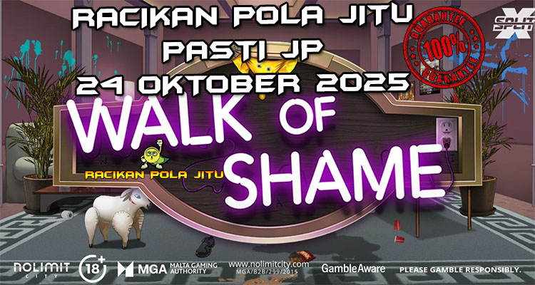 Pesta neon Walk of Shame untuk Racikan Pola Jitu Rajaslot Game Walk of Shame 24 Oktober 2025.