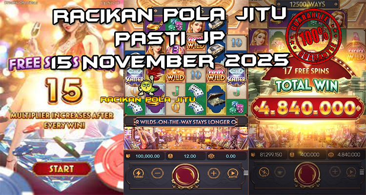 Tabel strategi Racikan Pola Jitu Rajaslot Game Dreams of Macau 15 November 2025 dengan pola mimpi Macau.
