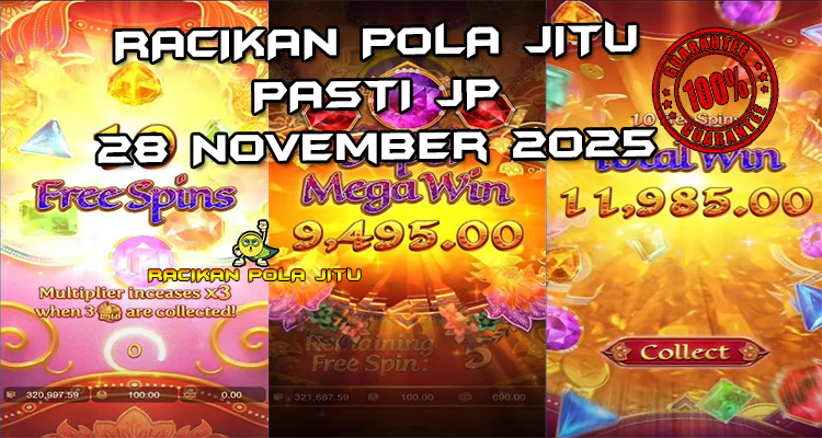 Tabel strategi meter permata Garuda Gems 28 November 2025