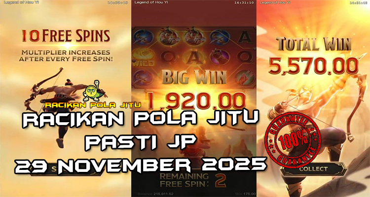 Tabel strategi matahari multiplier Legend of Hou Yi 29 November 2025