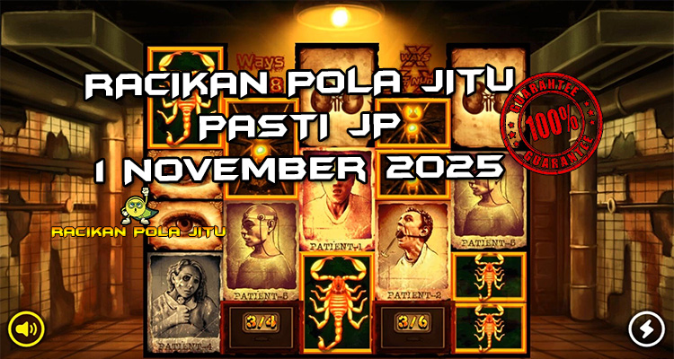 Tabel strategi Racikan Pola Jitu Rajaslot Game Mental 1 November 2025 with pola kegilaan mental.