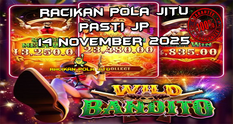 Tabel strategi Racikan Pola Jitu Rajaslot Game Wild Bandito 14 November 2025 dengan pola bandit liar.