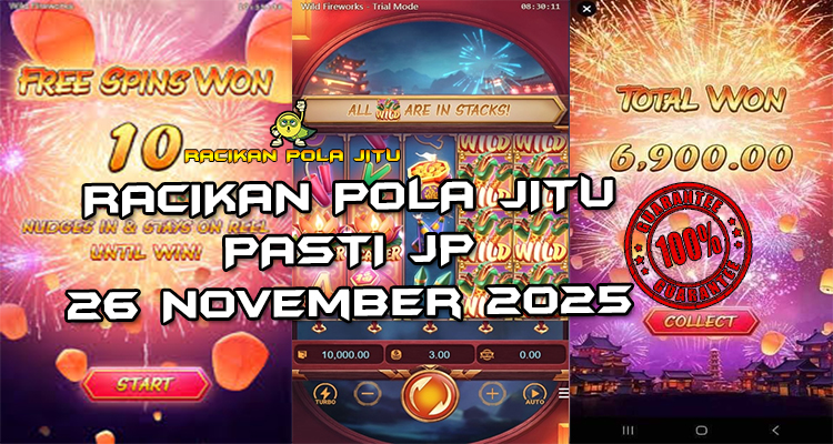Tabel strategi cascade & multiplier Wild Fireworks 26 November 2025