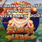 Lima singa beruntung 5 Lucky Lions untuk Racakan Pola Jitu Rajaslot Game 5 Lucky Lions 5 November 2025.