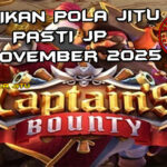 Kapten bajak laut Captain's Bounty untuk Racikan Pola Jitu Rajaslot Game Captain's Bounty 21 November 2025.