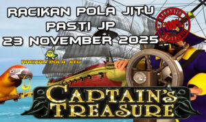 Petualangan Laut Epik Rajaslot 2025 Harta kapten Captains Treasure untuk Racikan Pola Jitu Rajaslot Game Captains Treasure 23 November 2025.