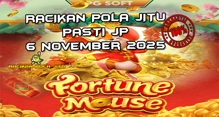 Tikus keberuntungan Fortune Mouse untuk Racikan Pola Jitu Rajaslot Game Fortune Mouse 6 November 2025.