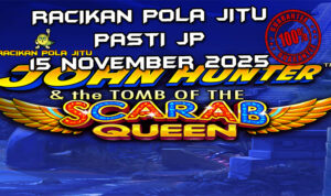 Petualangan Mesir Epik Rajaslot 2025 Petualang makam John Hunter and the Tomb of the Scarab Queen untuk Racikan Pola Jitu Rajaslot Game John Hunter and the Tomb of the Scarab Queen 15 November 2025.