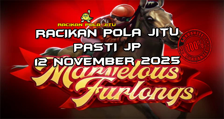 Pacuan kuda Marvelous Furlongs untuk Racikan Pola Jitu Rajaslot Game Marvelous Furlongs 11 November 2025.