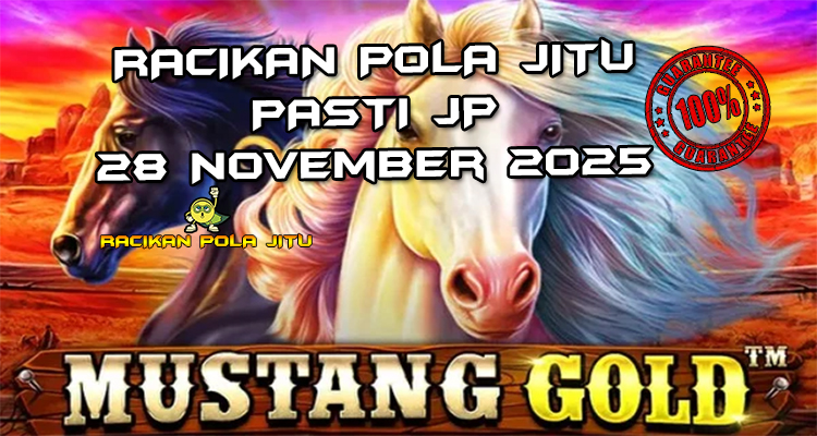 Kuda liar barat Mustang Gold gacor 28 November 2025 untuk Racikan Pola Jitu Rajaslot.