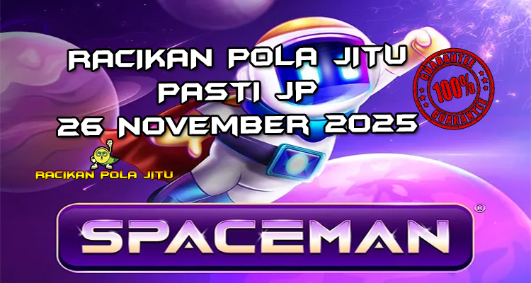 Astronot luar angkasa Spaceman untuk Racikan Pola Jitu Rajaslot Game Spaceman 26 November 2025.
