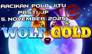 Serigala emas Wolf Gold untuk Racikan Pola Jitu Rajaslot Game Wolf Gold 5 November 2025.