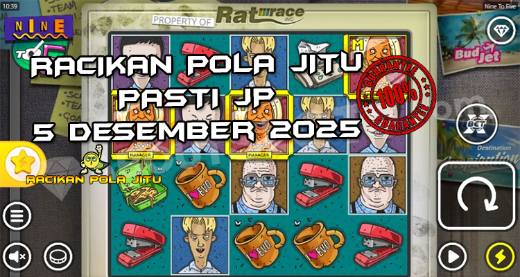 Tabel strategi God Mode Nine to Five 5 Desember 2025