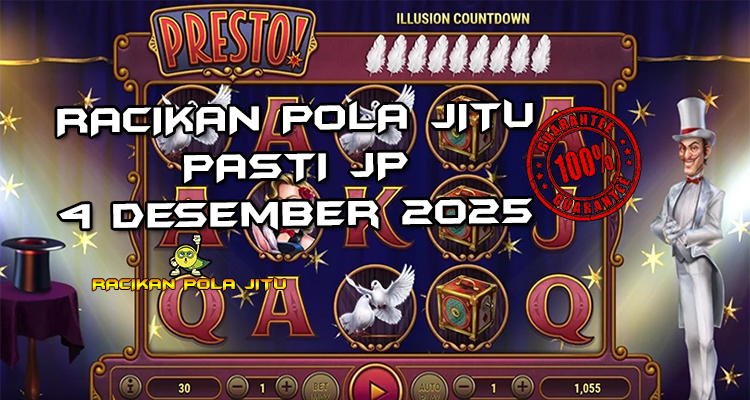 Tabel strategi Magic Trick Presto! 4 Desember 2025