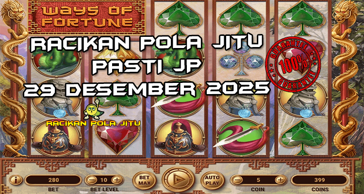 Tabel strategi warrior wild Ways of Fortune 29 Desember 2025