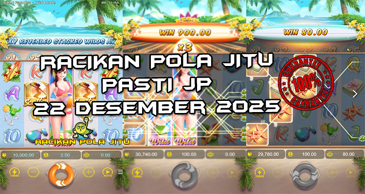 Tabel strategi stacked wild Bikini Paradise 23 Desember 2025