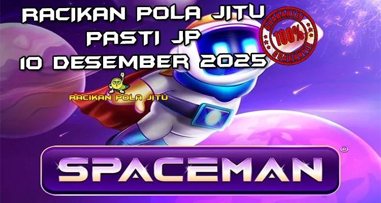 Astronot luar angkasa Spaceman untuk Racikan Pola Jitu Rajaslot Game Spaceman 10 Desember 2025.