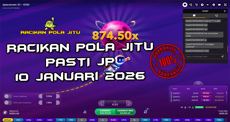 Tabel strategi cash out Spaceman 10 Januari 2026