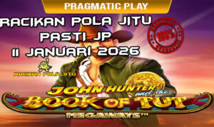 Petualangan Mesir John Hunter Book of Tut Megaways gacor 11 Januari 2026