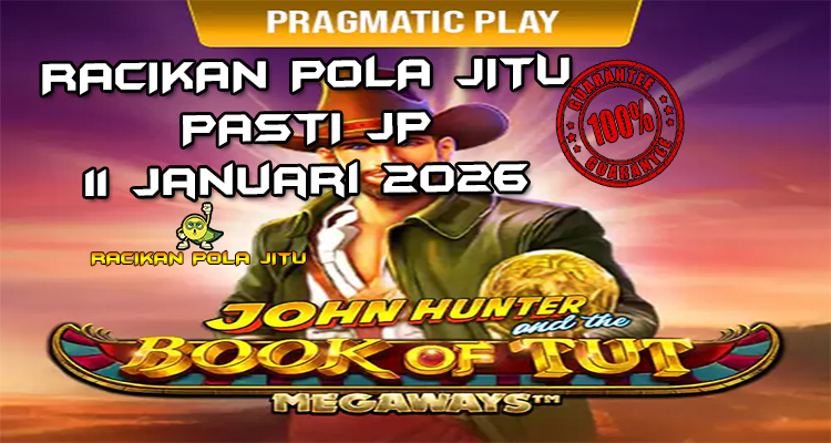Petualangan Mesir John Hunter Book of Tut Megaways gacor 11 Januari 2026