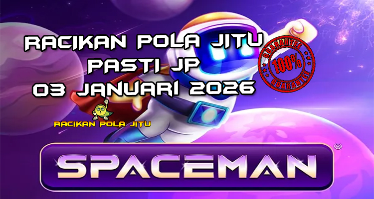 Astronot luar angkasa Spaceman untuk Racikan Pola Jitu Rajaslot Game Spaceman 3 Januari 2026.